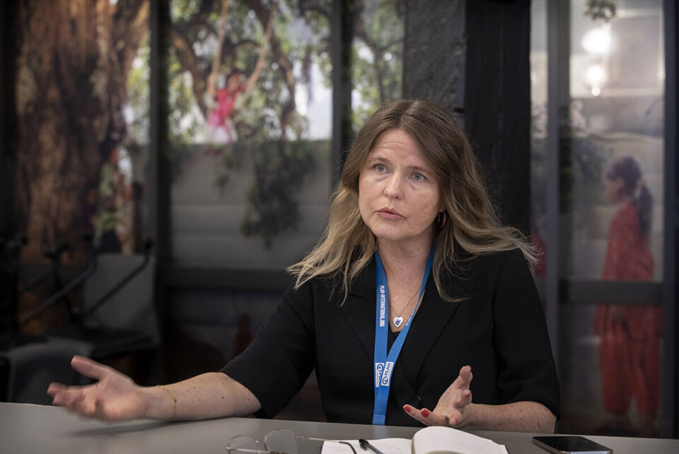 - Jeg synes det er veldig vondt at Plan har gått ut av landet på denne måten, at dette ikke ble gjort ordentlig. Det kan ikke skje igjen, vi må lære av dette her, sier Kari Helene Partapuoli etter at Bistandsaktuelt i en rekke saker har rettet søkelyset mot Plans plutselige Sri Lanka-exit. Foto: Espen Røst