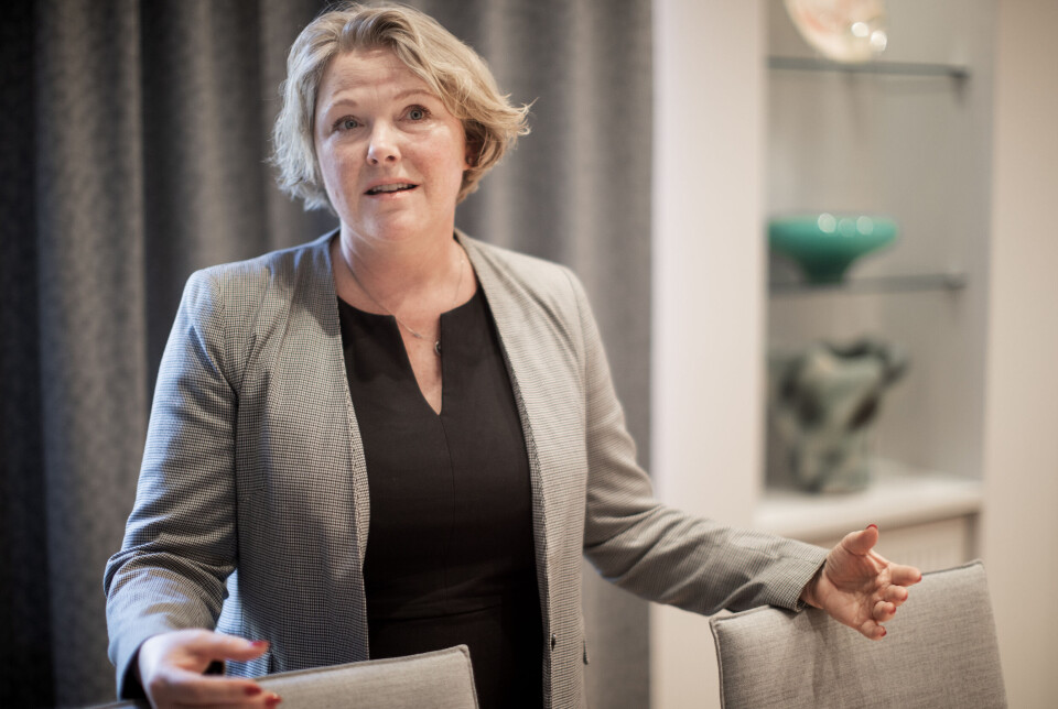 Anne Beathe Tvinnereim, utviklingsminister (Sp).