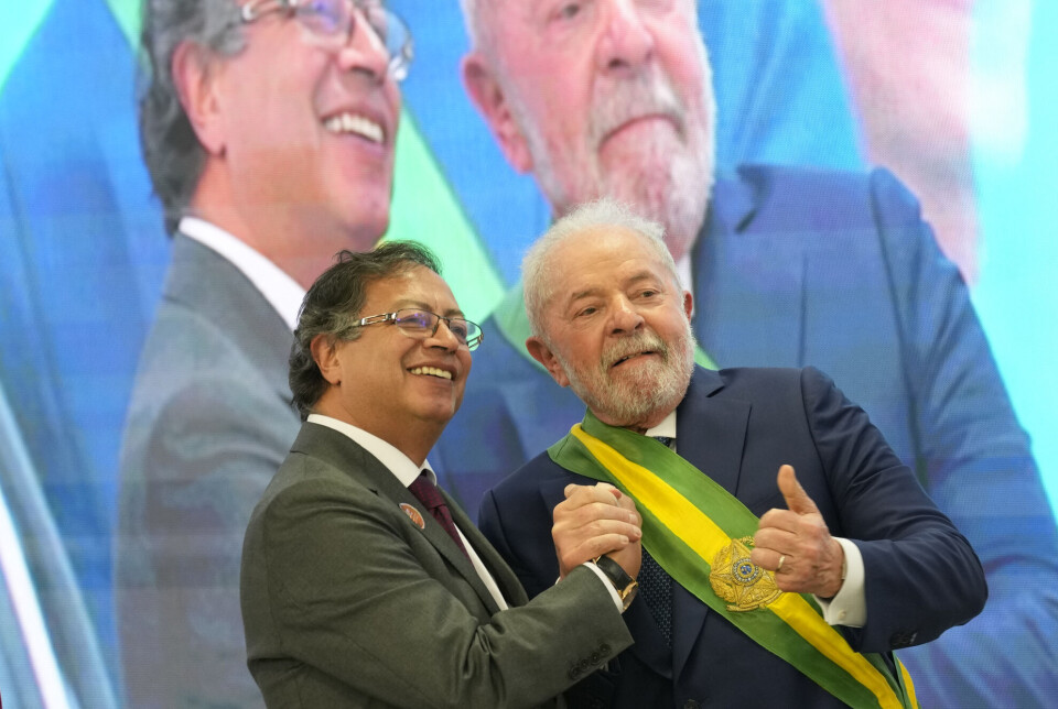 Presidentene Luiz Inacio Lula da Silva og Gustavo Petro (til v.) kan begge vise til betydelige resultater i sitt arbeid for å bevare regnskogen.