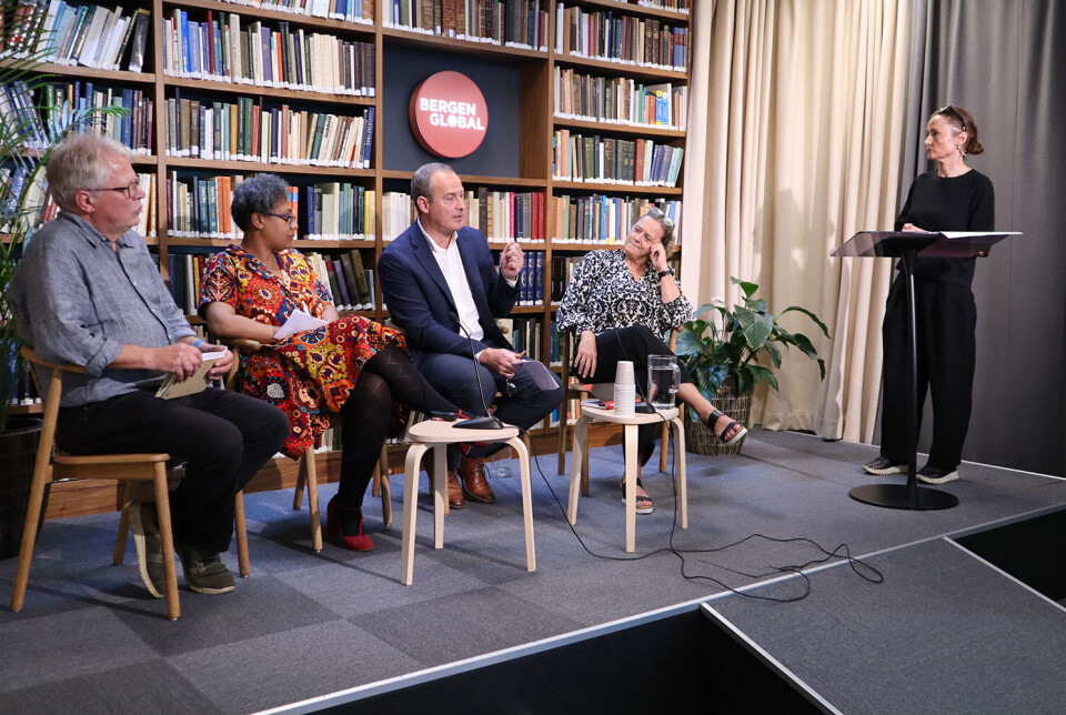 F.v. Elling Tjønneland, Carmeliza Rosario, Espen Villanger, Lise Rakner og Hilde Selbervik var blant flere som kom med innspill til Afrika-strategien.