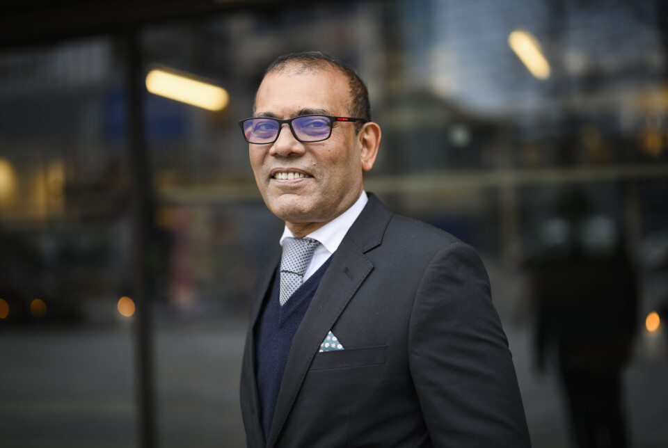 Mohamed Nasheed, som er generalsekretær i Climate Vulnerable Forum og Maldivenes tidligere president, er i Oslo denne uken i forbindelse med Norad-konferansen.